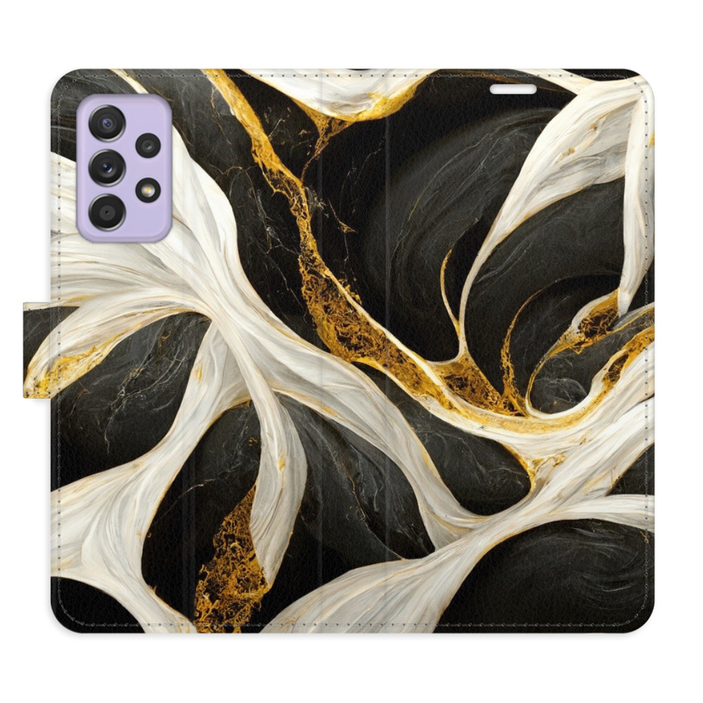 Flipové puzdro iSaprio - BlackGold Marble - Samsung Galaxy A52 / A52 5G / A52s