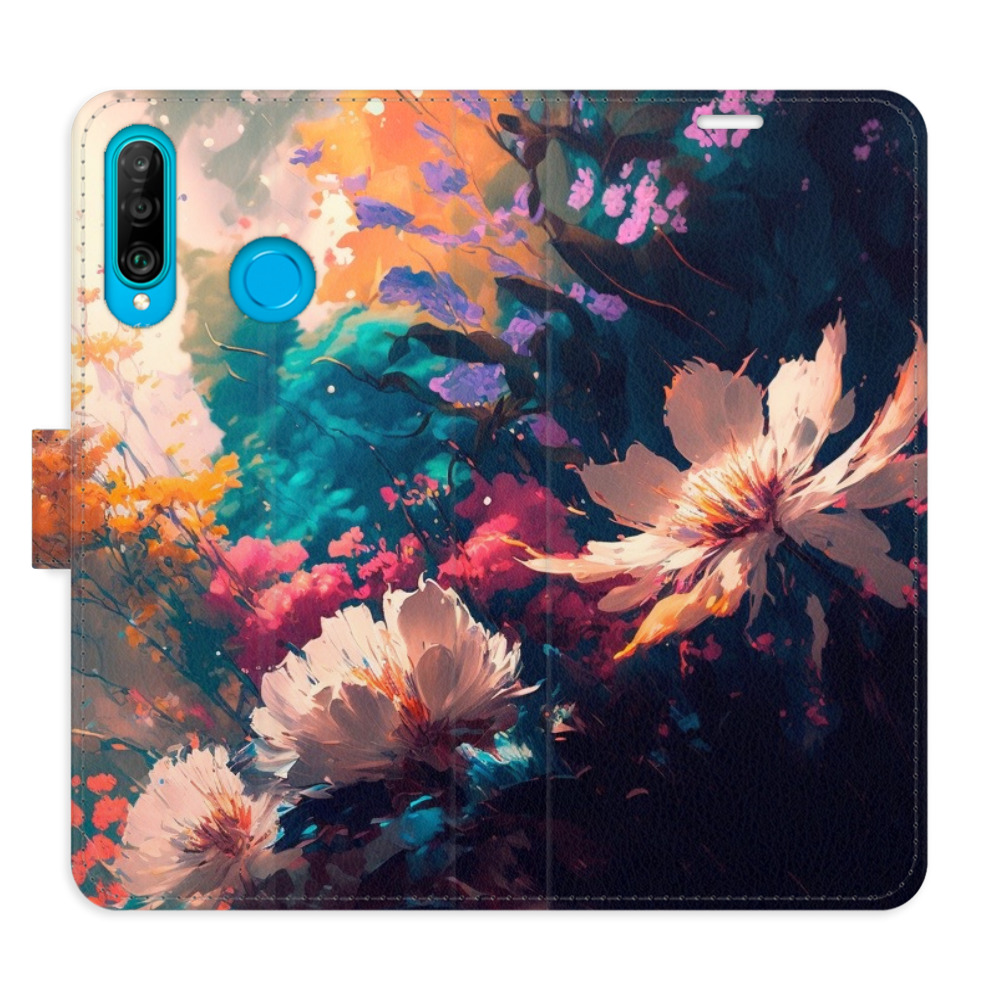 Flipové puzdro iSaprio - Spring Flowers - Huawei P30 Lite