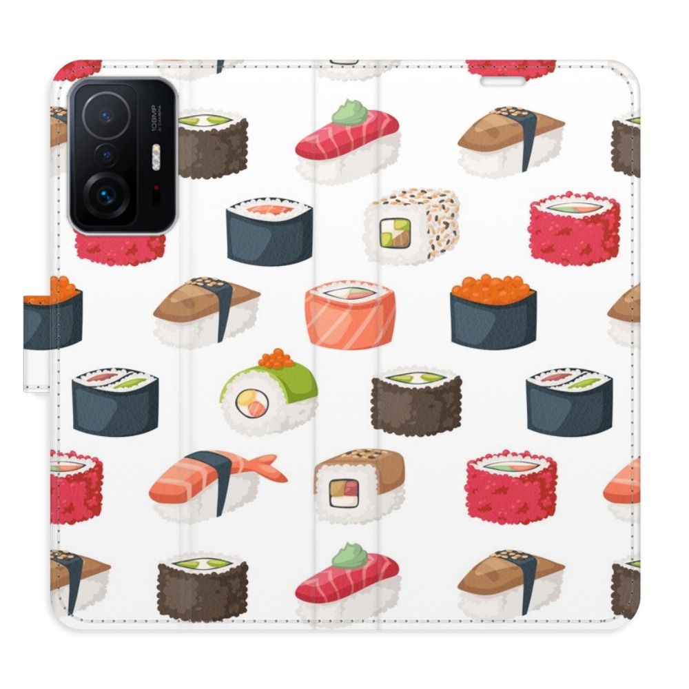 Flipové puzdro iSaprio - Sushi Pattern 02 - Xiaomi 11T / 11T Pro