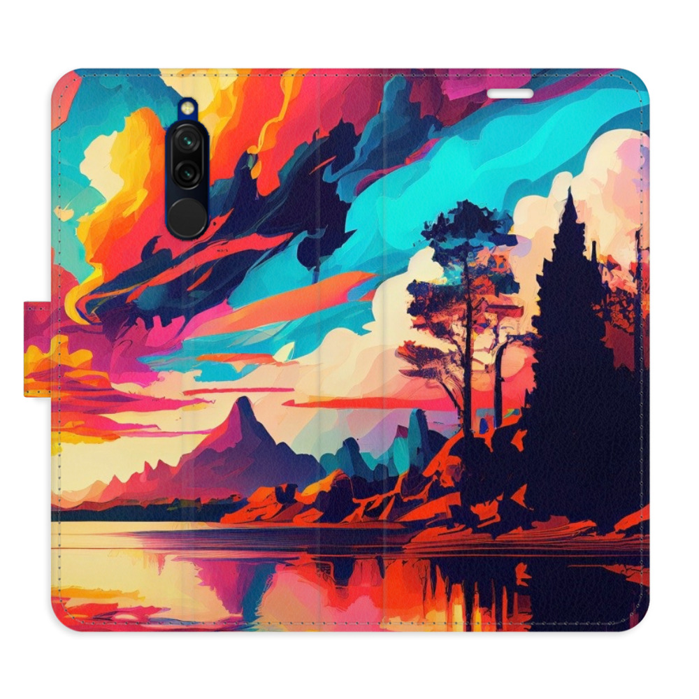 Flipové puzdro iSaprio - Colorful Mountains 02 - Xiaomi Redmi 8