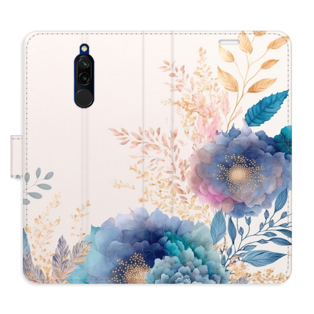 Flipové puzdro iSaprio - Ornamental Flowers 03 - Xiaomi Redmi 8