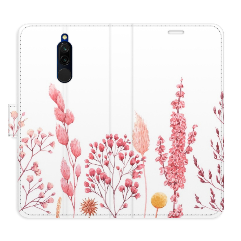 Flipové puzdro iSaprio - Pink Flowers 03 - Xiaomi Redmi 8