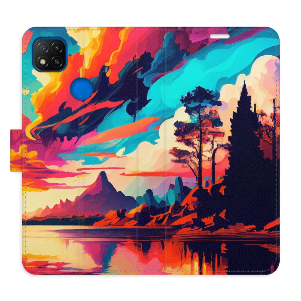 Flipové puzdro iSaprio - Colorful Mountains 02 - Xiaomi Redmi 9C