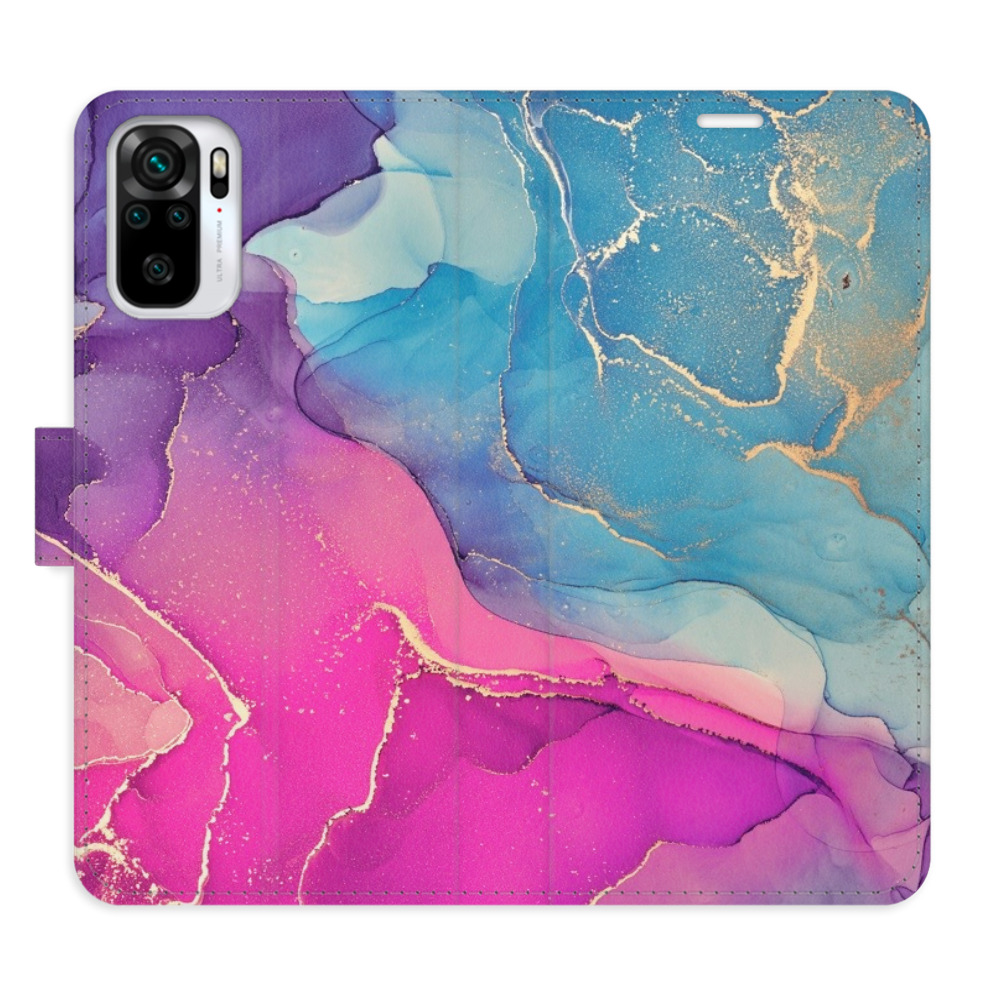 Flipové puzdro iSaprio - Colour Marble 02 - Xiaomi Redmi Note 10 / Note 10S