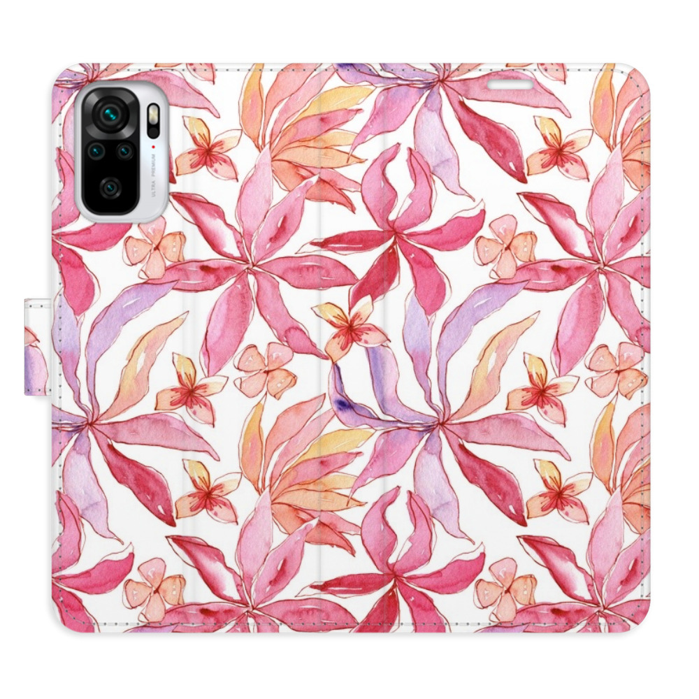 Flipové puzdro iSaprio - Flower Pattern 10 - Xiaomi Redmi Note 10 / Note 10S