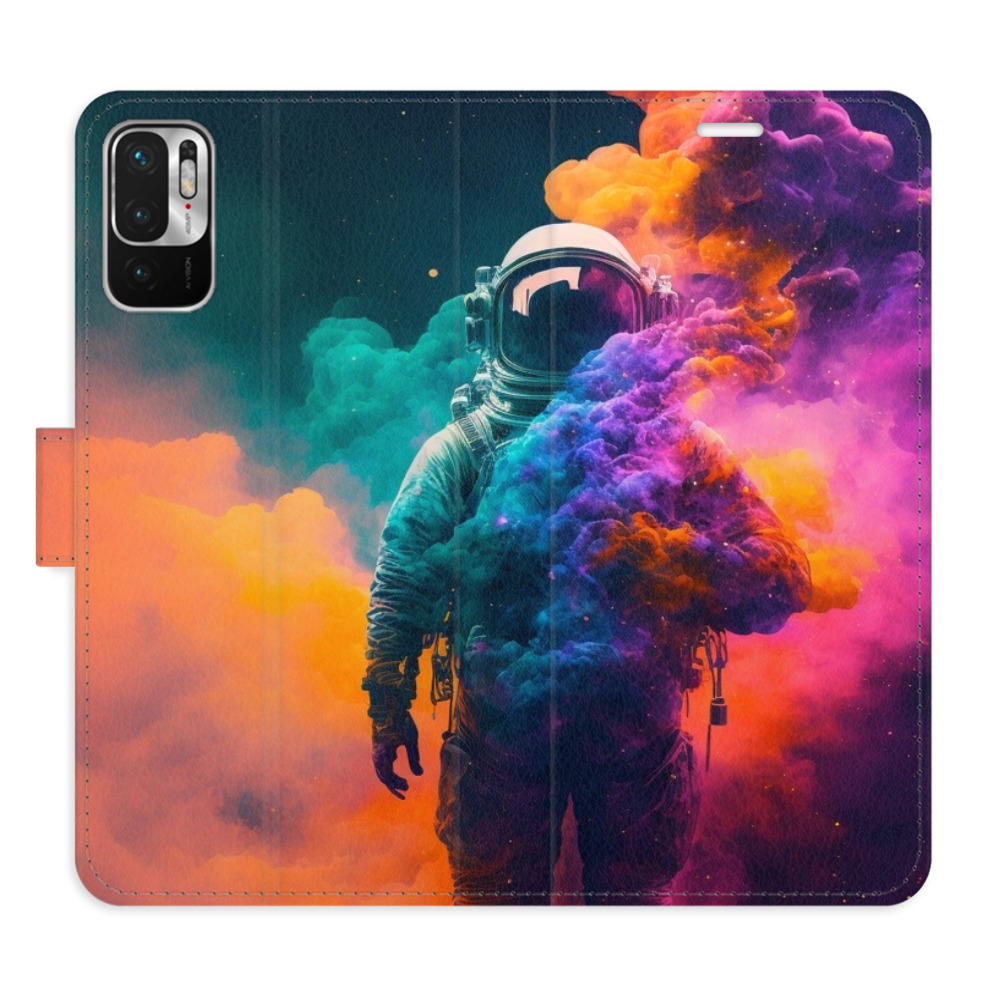 Flipové puzdro iSaprio - Astronaut in Colours 02 - Xiaomi Redmi Note 10 5G