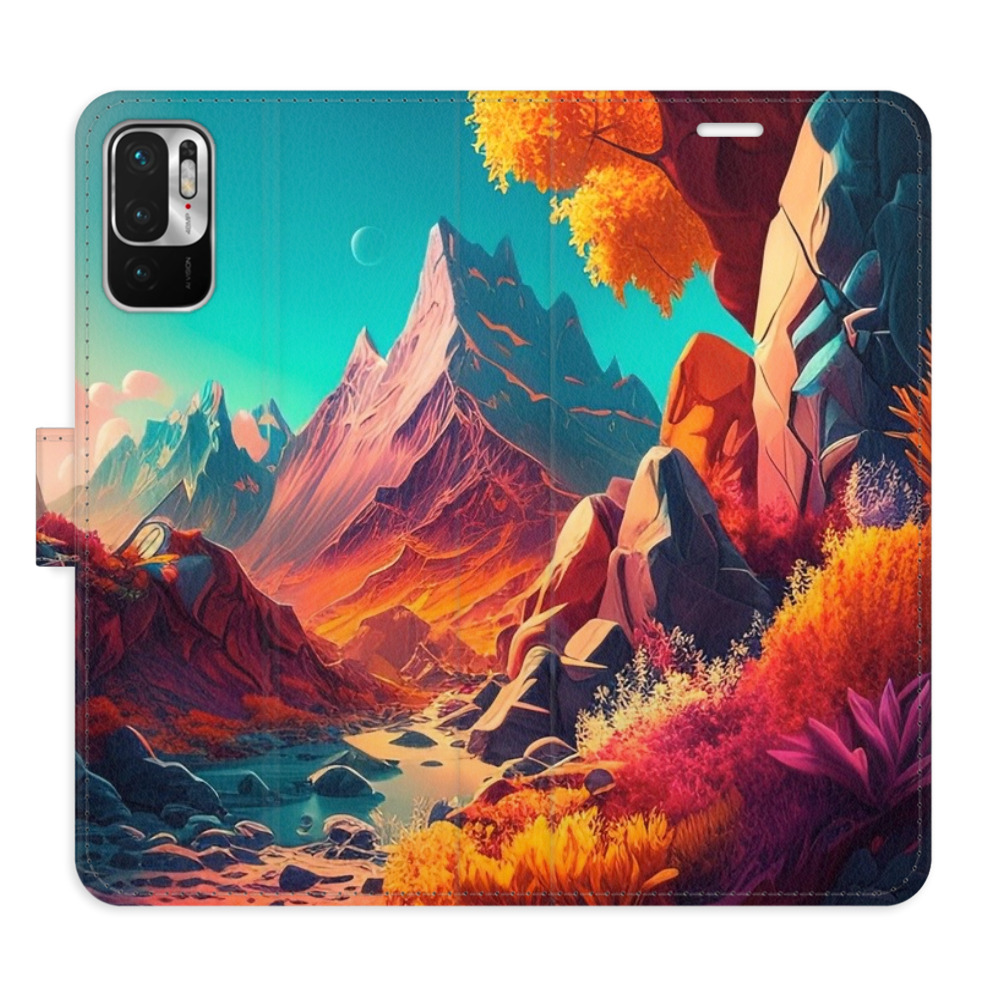 Flipové puzdro iSaprio - Colorful Mountains - Xiaomi Redmi Note 10 5G