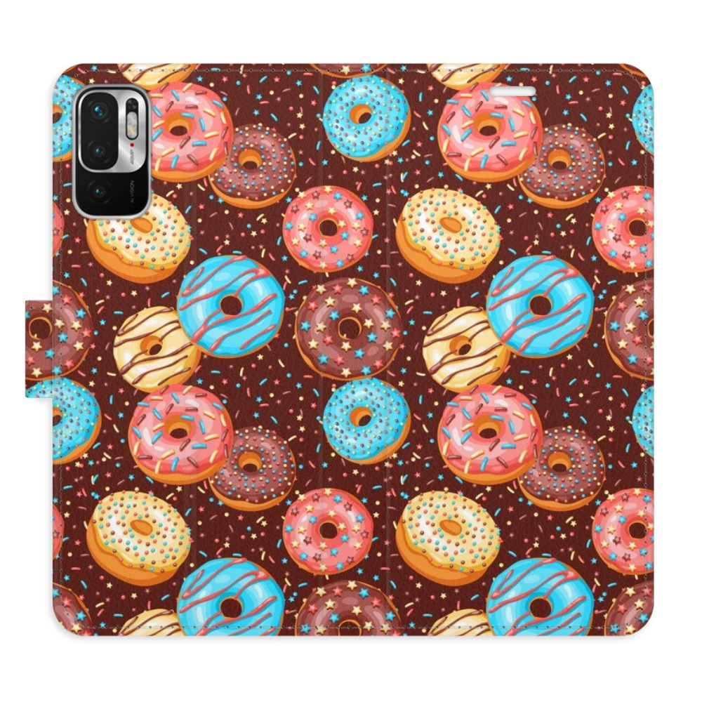 Flipové puzdro iSaprio - Donuts Pattern - Xiaomi Redmi Note 10 5G