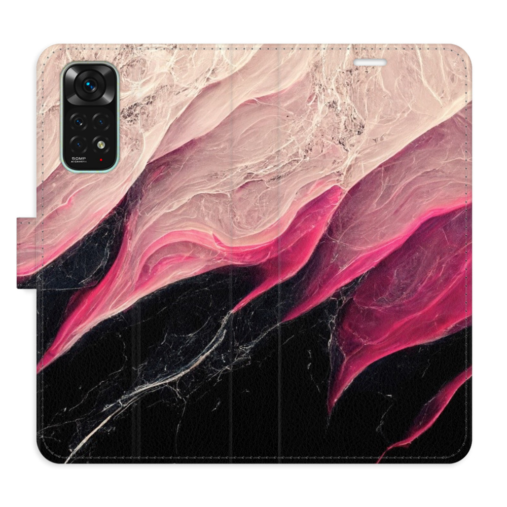 Flipové puzdro iSaprio - BlackPink Marble - Xiaomi Redmi Note 11 / Note 11S