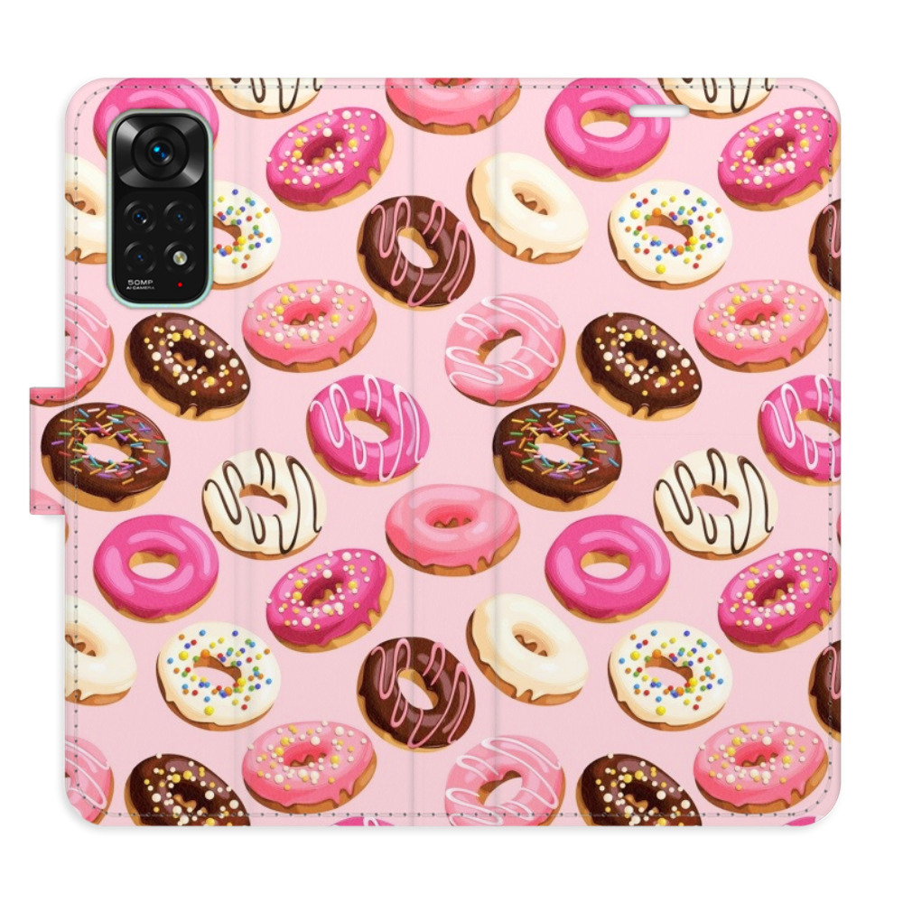 Flipové puzdro iSaprio - Donuts Pattern 03 - Xiaomi Redmi Note 11 / Note 11S