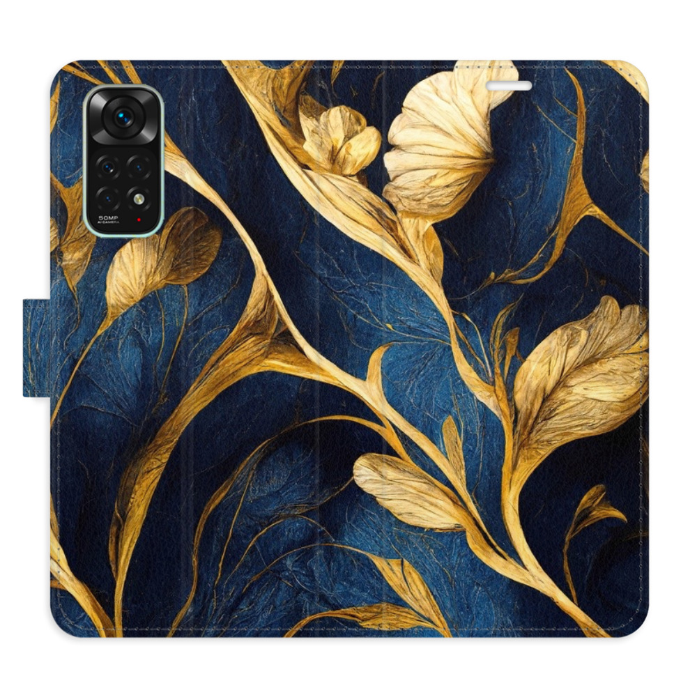 Flipové puzdro iSaprio - GoldBlue - Xiaomi Redmi Note 11 / Note 11S