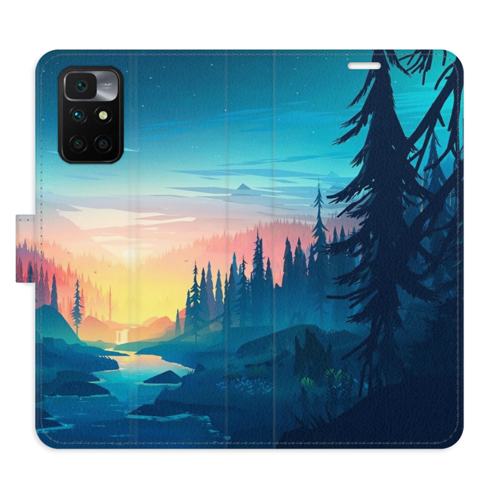 Flipové puzdro iSaprio - Magical Landscape - Xiaomi Redmi 10