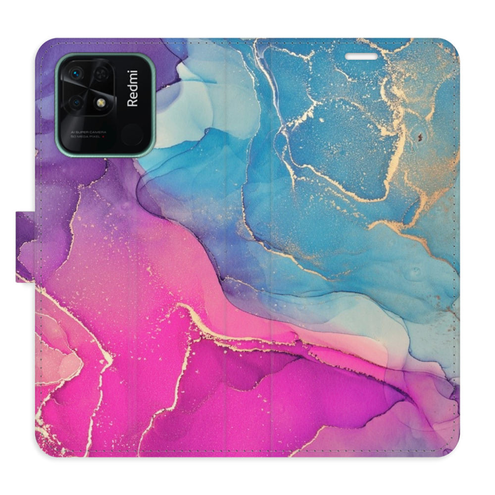 Flipové puzdro iSaprio - Colour Marble 02 - Xiaomi Redmi 10C