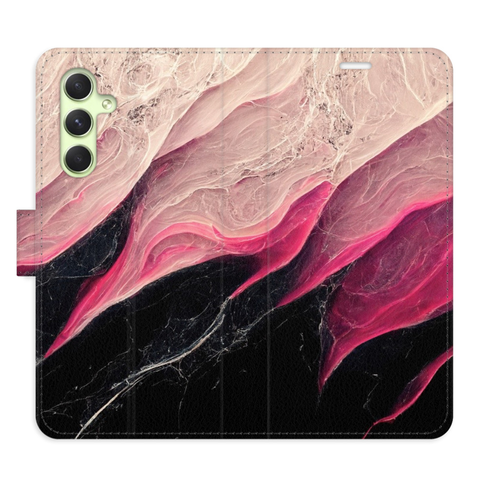 Flipové puzdro iSaprio - BlackPink Marble - Samsung Galaxy A54 5G