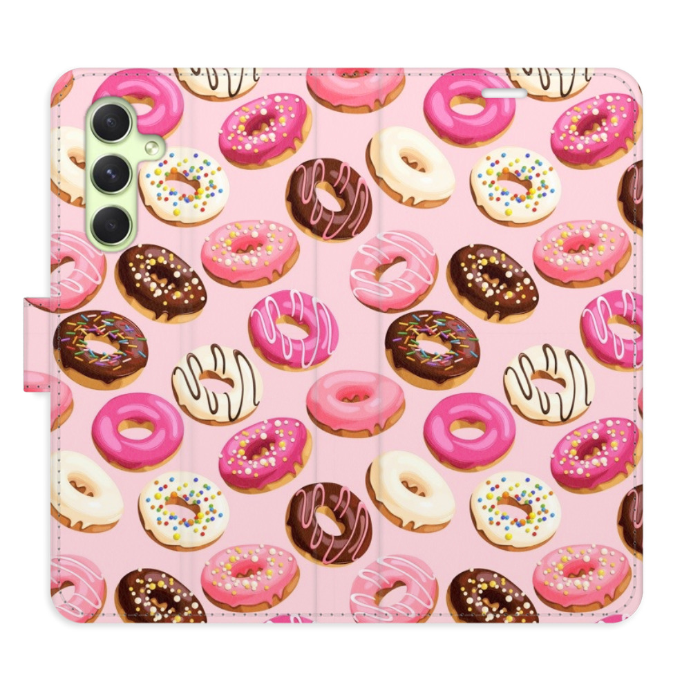 Flipové puzdro iSaprio - Donuts Pattern 03 - Samsung Galaxy A54 5G