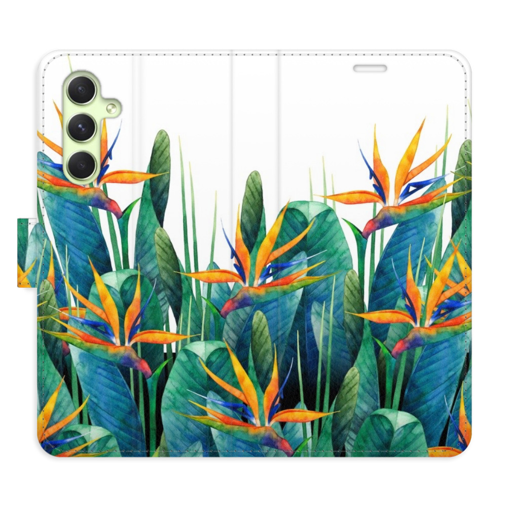 Flipové puzdro iSaprio - Exotic Flowers 02 - Samsung Galaxy A54 5G