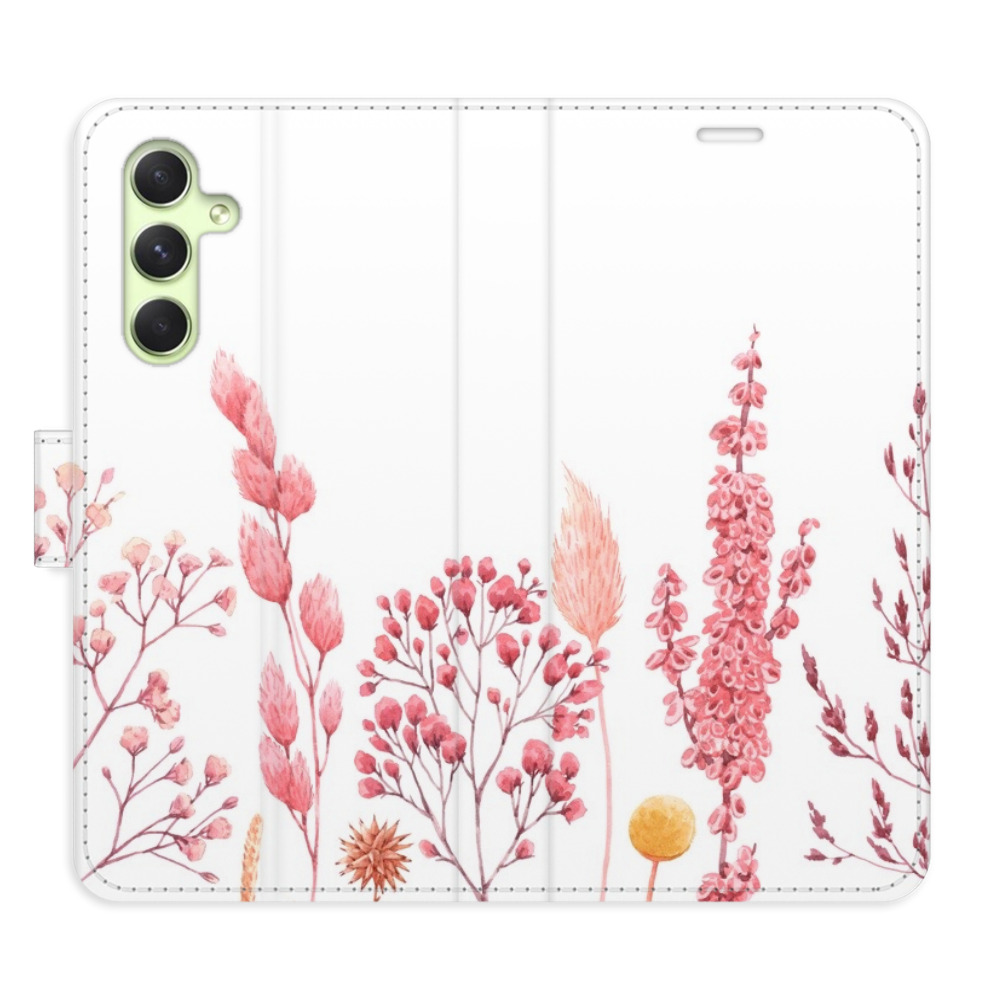Flipové puzdro iSaprio - Pink Flowers 03 - Samsung Galaxy A54 5G