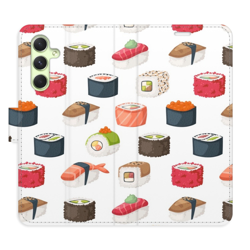 Flipové puzdro iSaprio - Sushi Pattern 02 - Samsung Galaxy A54 5G