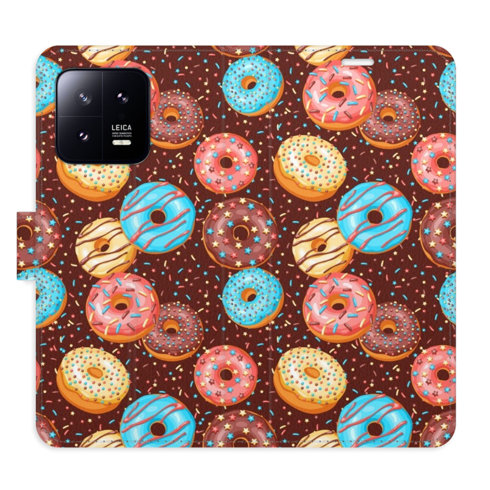 Flipové puzdro iSaprio - Donuts Pattern - Xiaomi 13