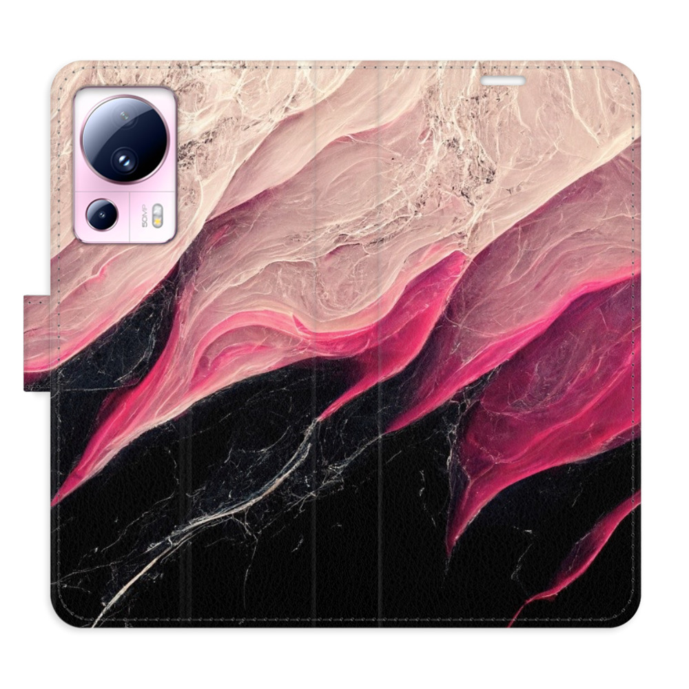 Flipové puzdro iSaprio - BlackPink Marble - Xiaomi 13 Lite