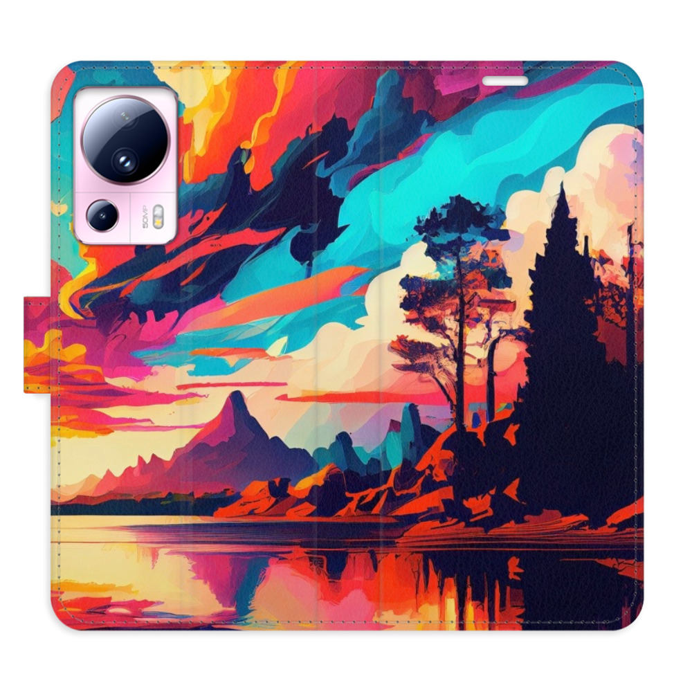 Flipové puzdro iSaprio - Colorful Mountains 02 - Xiaomi 13 Lite