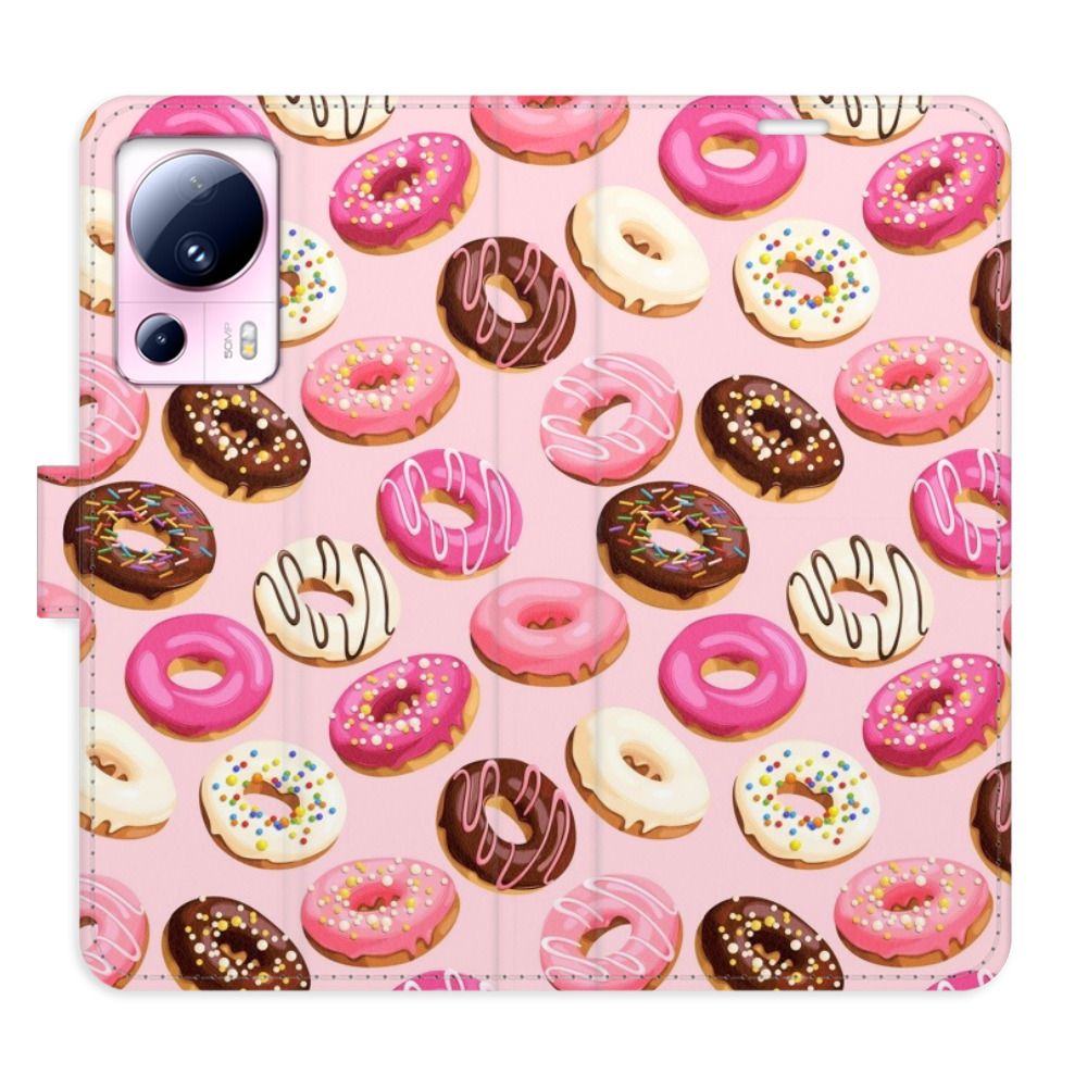 Flipové puzdro iSaprio - Donuts Pattern 03 - Xiaomi 13 Lite