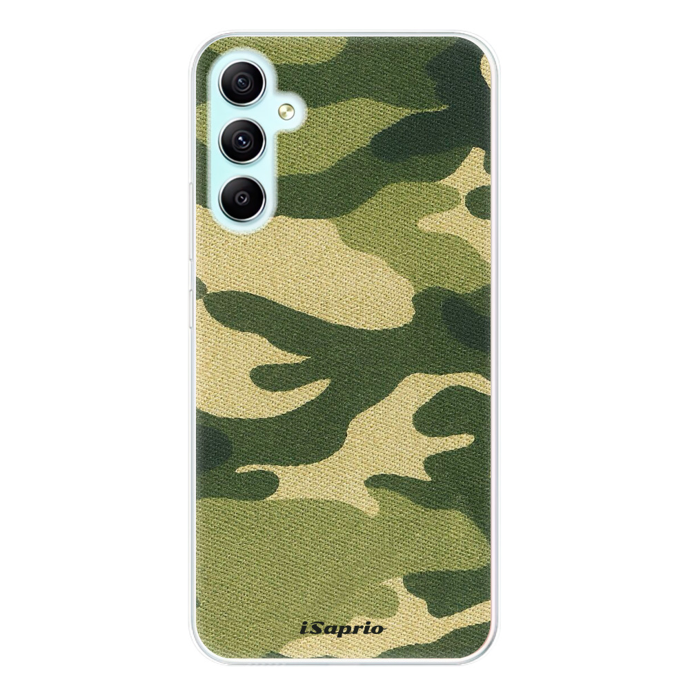 Odolné silikónové puzdro iSaprio - Green Camuflage 01 - Samsung Galaxy A34 5G