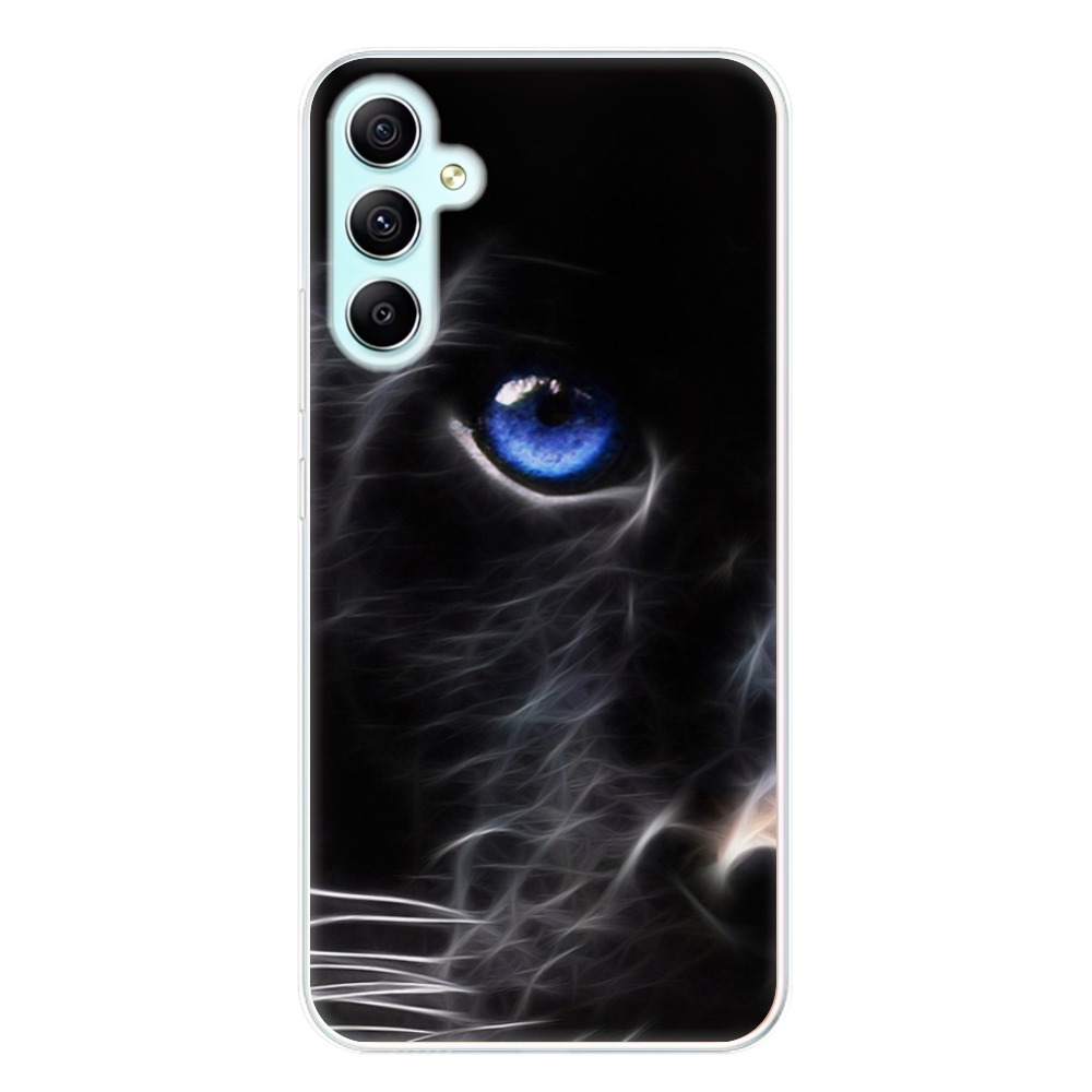 Odolné silikónové puzdro iSaprio - Black Puma - Samsung Galaxy A34 5G