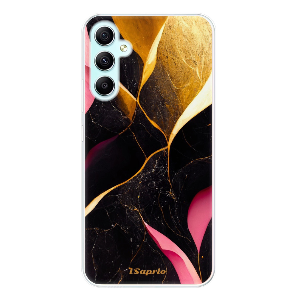 Odolné silikónové puzdro iSaprio - Gold Pink Marble - Samsung Galaxy A34 5G