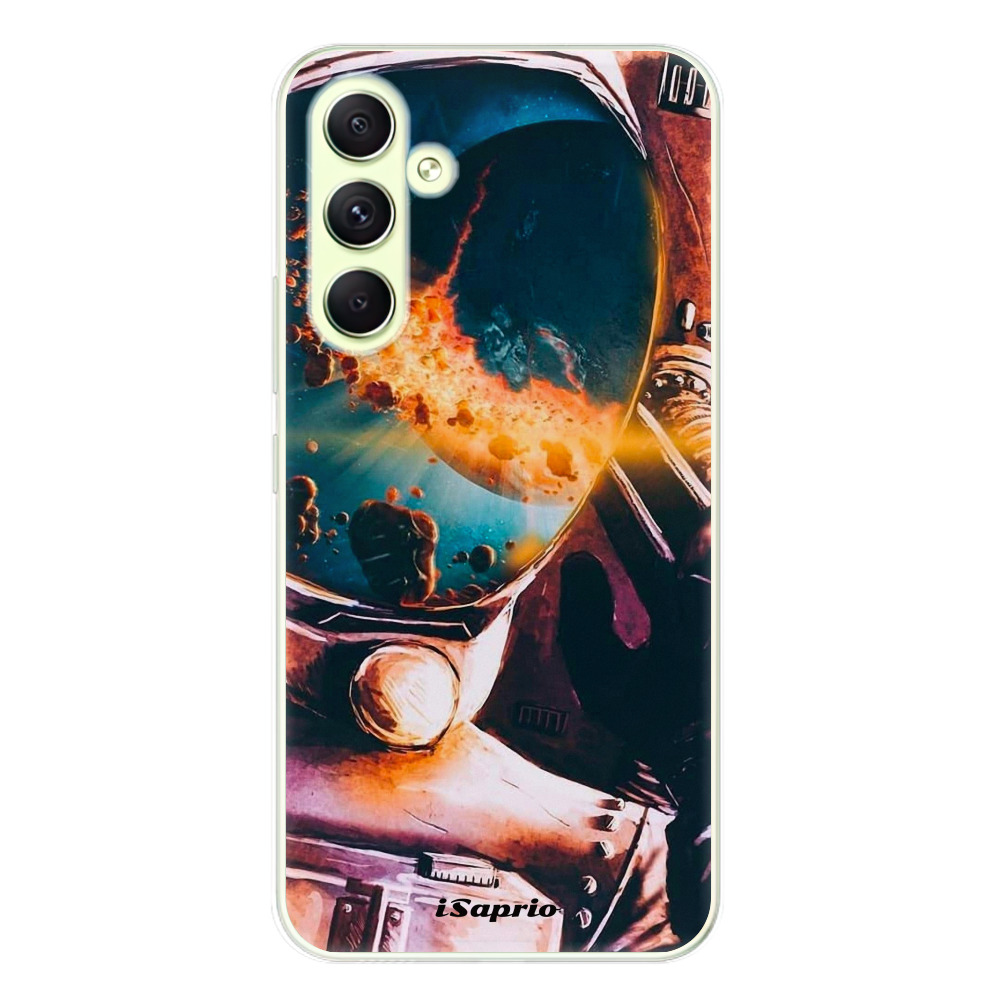 Odolné silikónové puzdro iSaprio - Astronaut 01 - Samsung Galaxy A54 5G