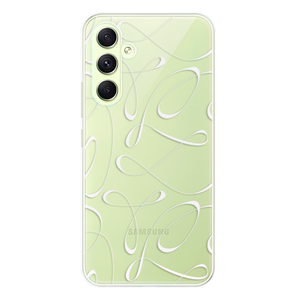 Odolné silikónové puzdro iSaprio - Fancy - white - Samsung Galaxy A54 5G