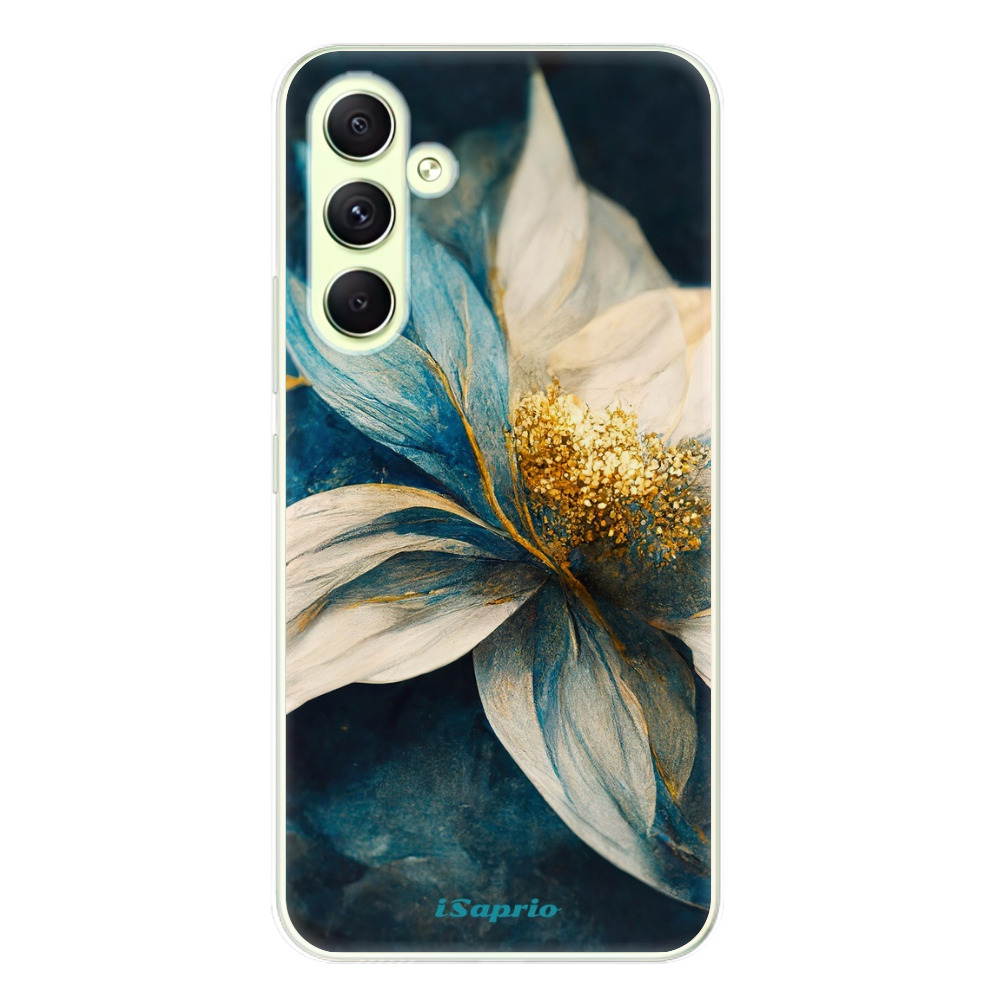 Odolné silikónové puzdro iSaprio - Blue Petals - Samsung Galaxy A54 5G