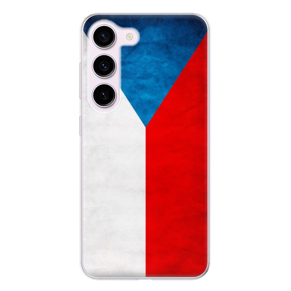 Odolné silikónové puzdro iSaprio - Czech Flag - Samsung Galaxy S23 5G