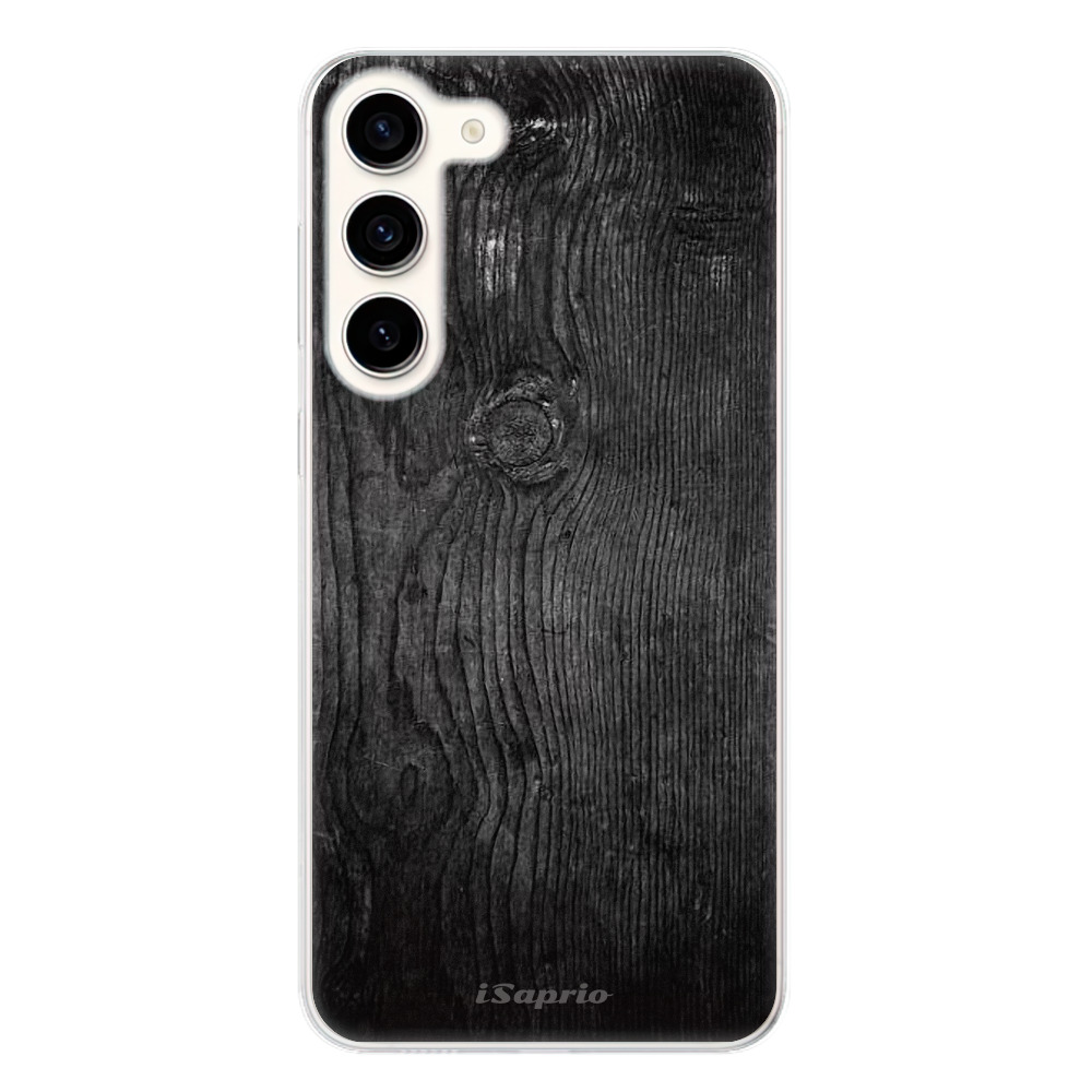 Odolné silikónové puzdro iSaprio - Black Wood 13 - Samsung Galaxy S23+ 5G