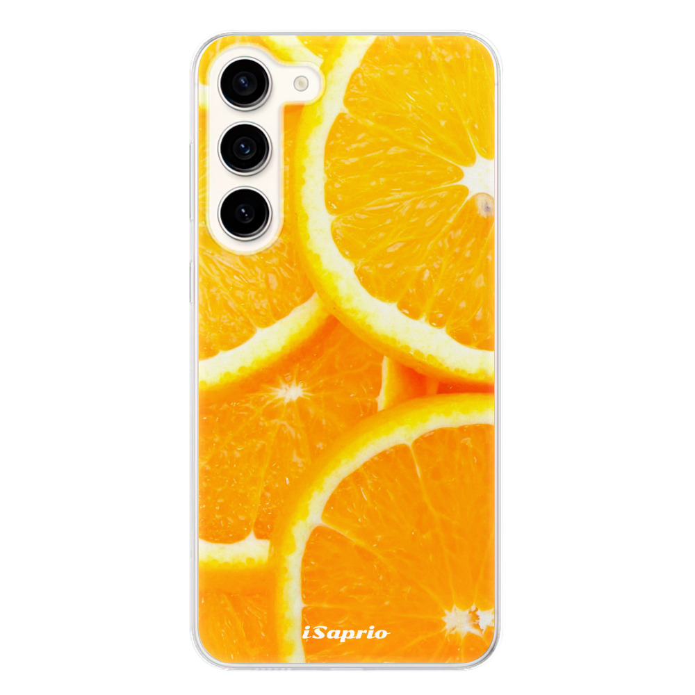 Odolné silikónové puzdro iSaprio - Orange 10 - Samsung Galaxy S23+ 5G
