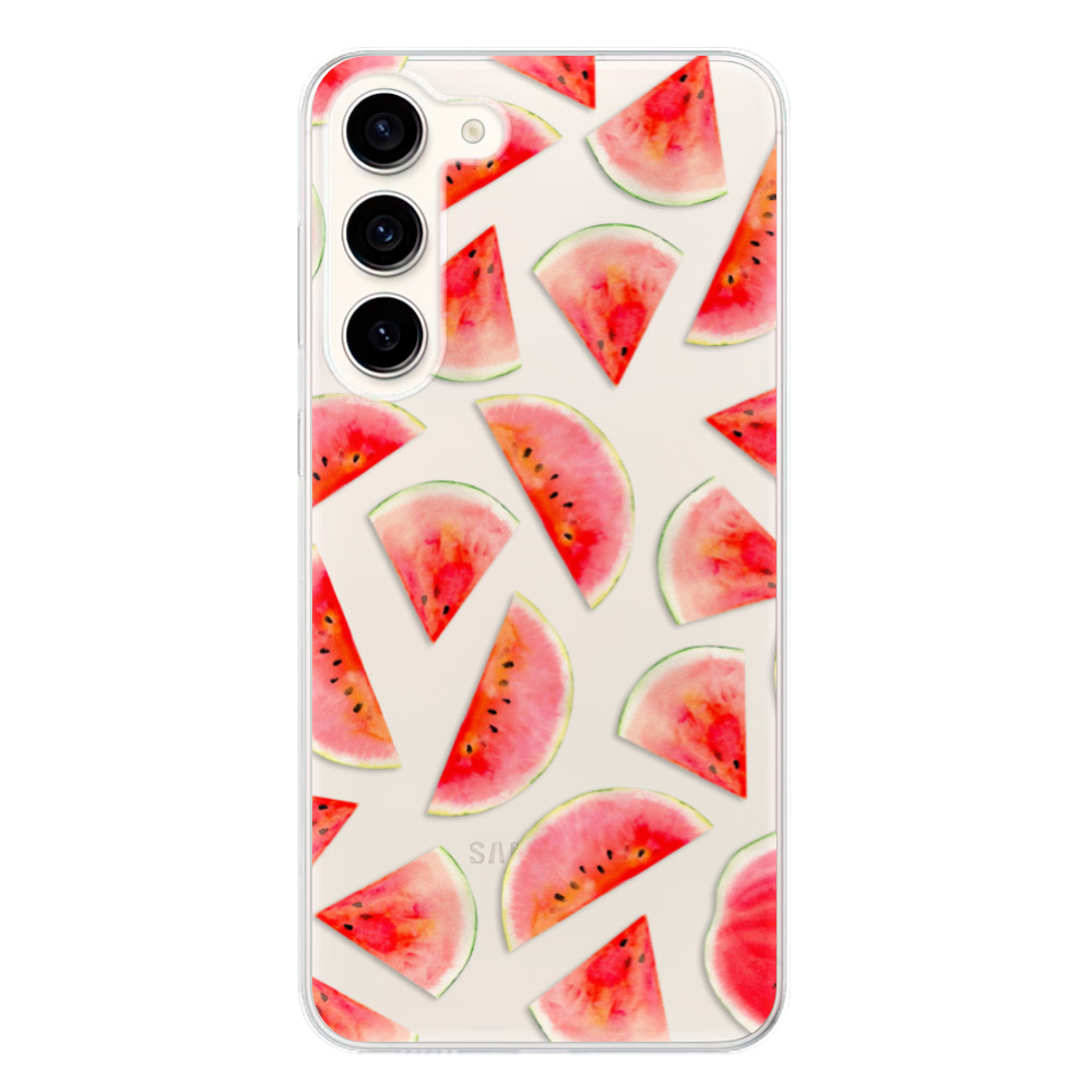 Odolné silikónové puzdro iSaprio - Melon Pattern 02 - Samsung Galaxy S23+ 5G