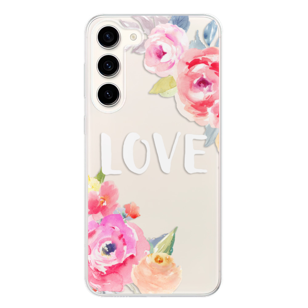 Odolné silikónové puzdro iSaprio - Love - Samsung Galaxy S23+ 5G