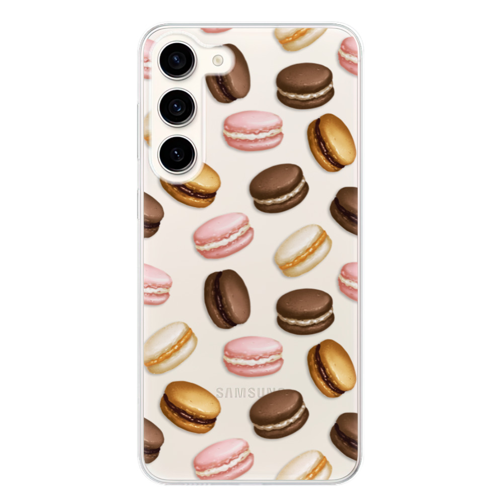 Odolné silikónové puzdro iSaprio - Macaron Pattern - Samsung Galaxy S23+ 5G