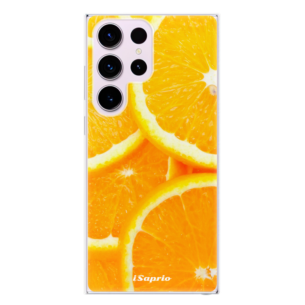 Odolné silikónové puzdro iSaprio - Orange 10 - Samsung Galaxy S23 Ultra