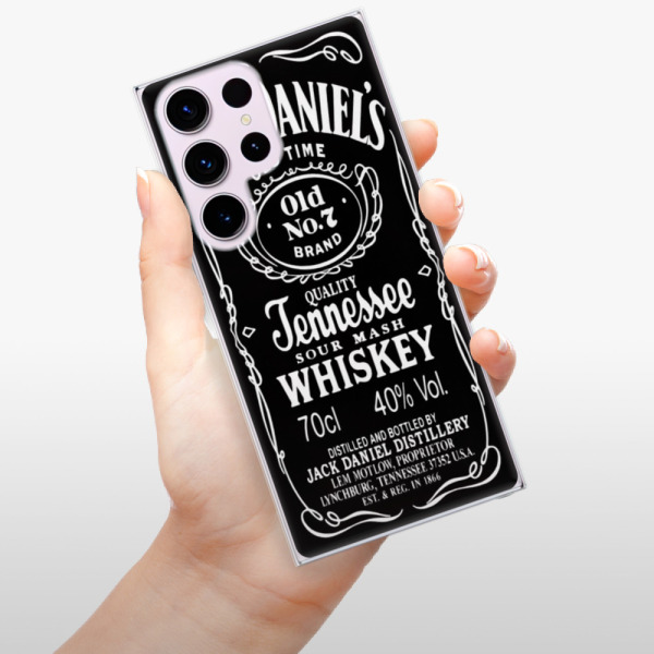 Odolné silikónové puzdro iSaprio - Jack Daniels - Samsung Galaxy S23 Ultra