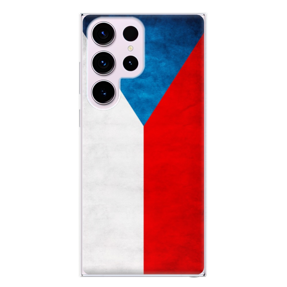 Odolné silikónové puzdro iSaprio - Czech Flag - Samsung Galaxy S23 Ultra