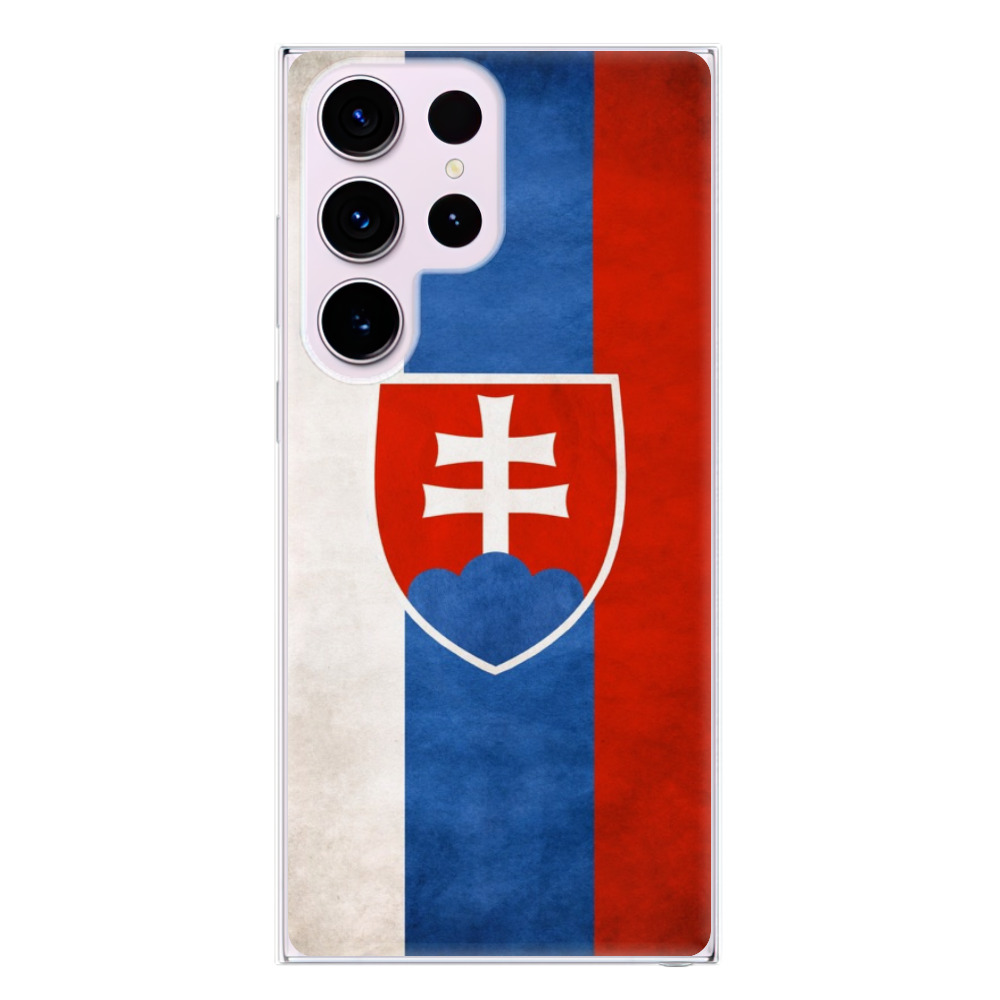 Odolné silikónové puzdro iSaprio - Slovakia Flag - Samsung Galaxy S23 Ultra