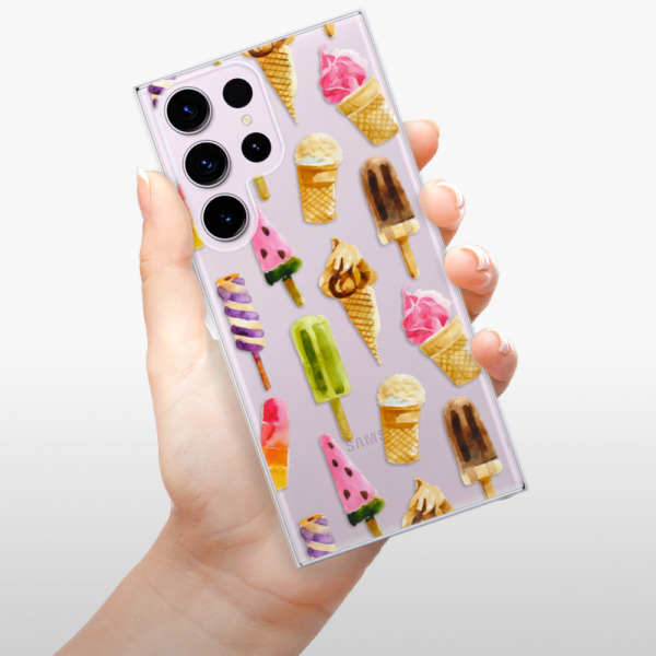 Odolné silikónové puzdro iSaprio - Ice Cream - Samsung Galaxy S23 Ultra