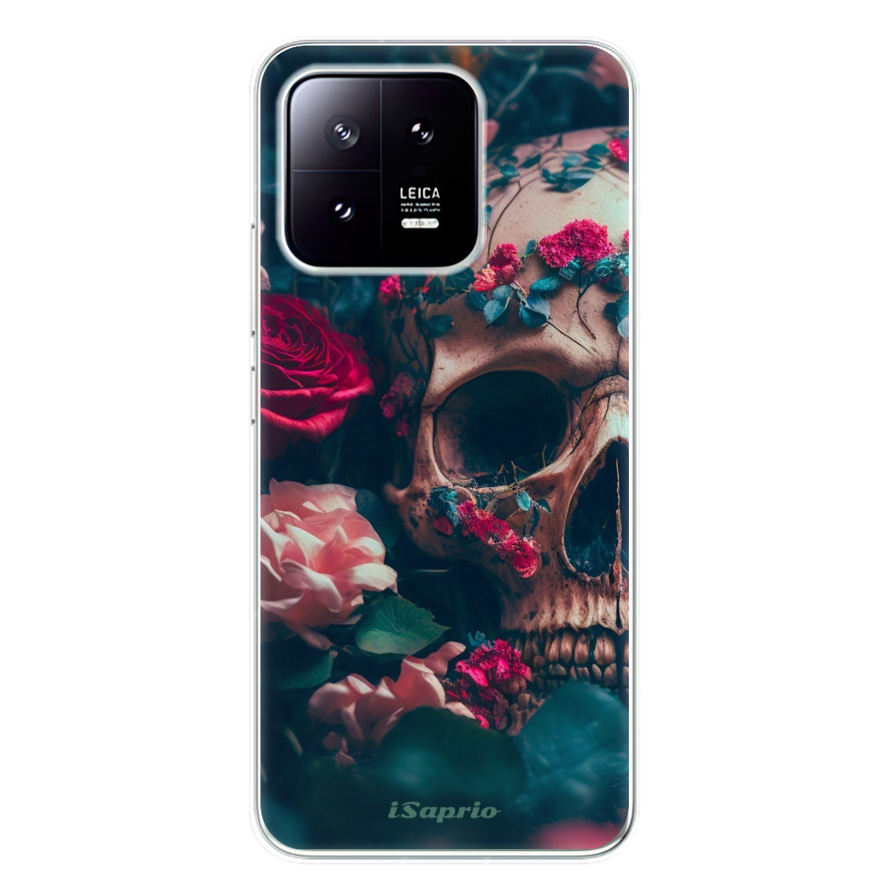 Odolné silikónové puzdro iSaprio - Skull in Roses - Xiaomi 13