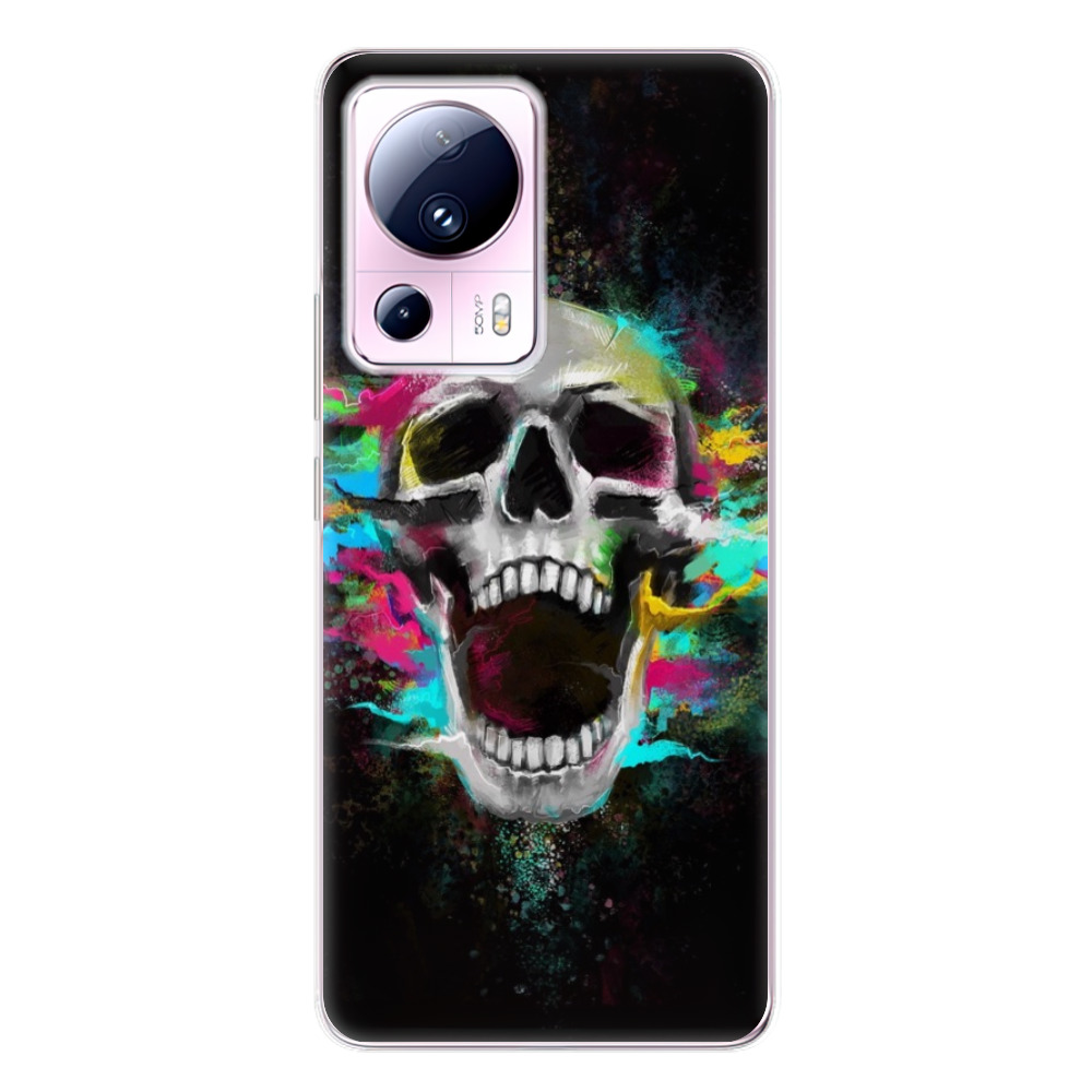 Odolné silikónové puzdro iSaprio - Skull in Colors - Xiaomi 13 Lite