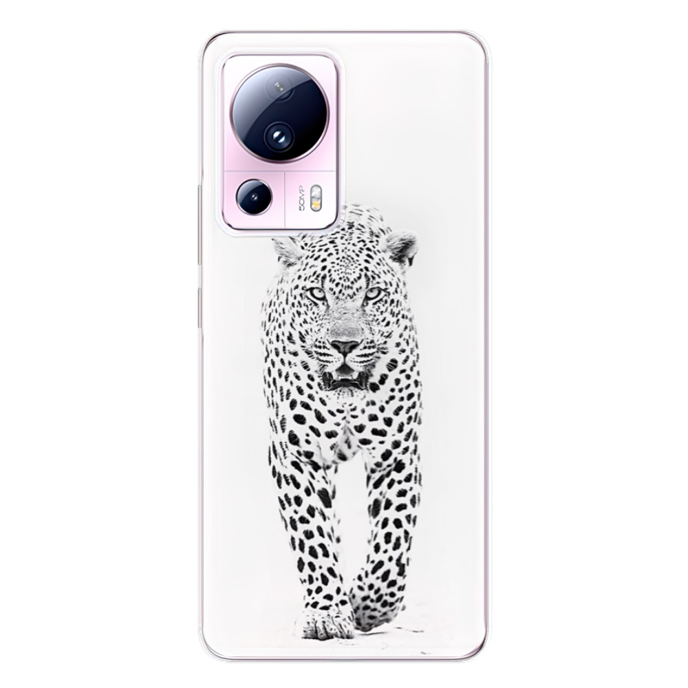 Odolné silikónové puzdro iSaprio - White Jaguar - Xiaomi 13 Lite