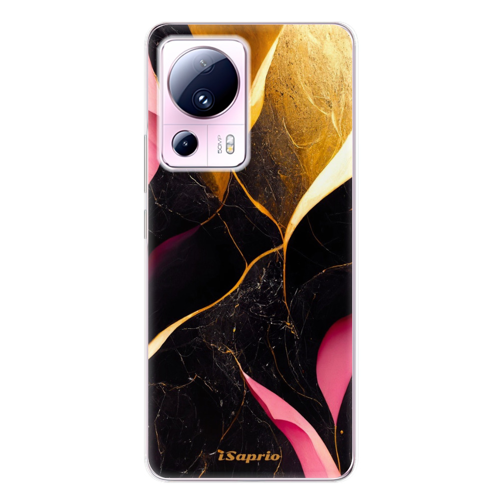 Odolné silikónové puzdro iSaprio - Gold Pink Marble - Xiaomi 13 Lite