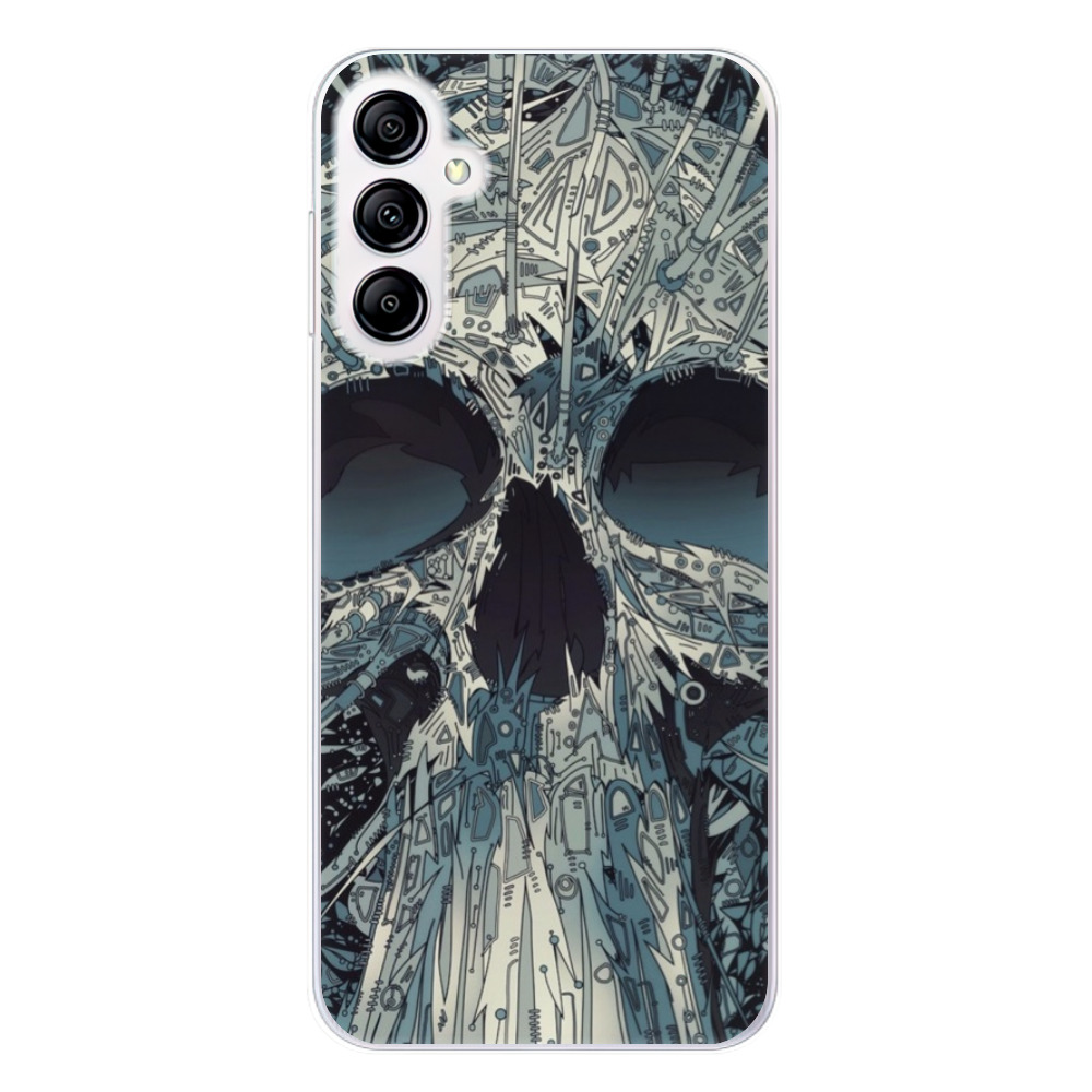 Odolné silikónové puzdro iSaprio - Abstract Skull - Samsung Galaxy A14 / A14 5G