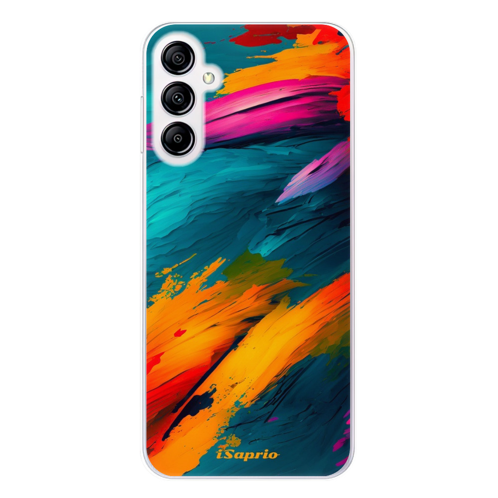 Odolné silikónové puzdro iSaprio - Blue Paint - Samsung Galaxy A14 / A14 5G