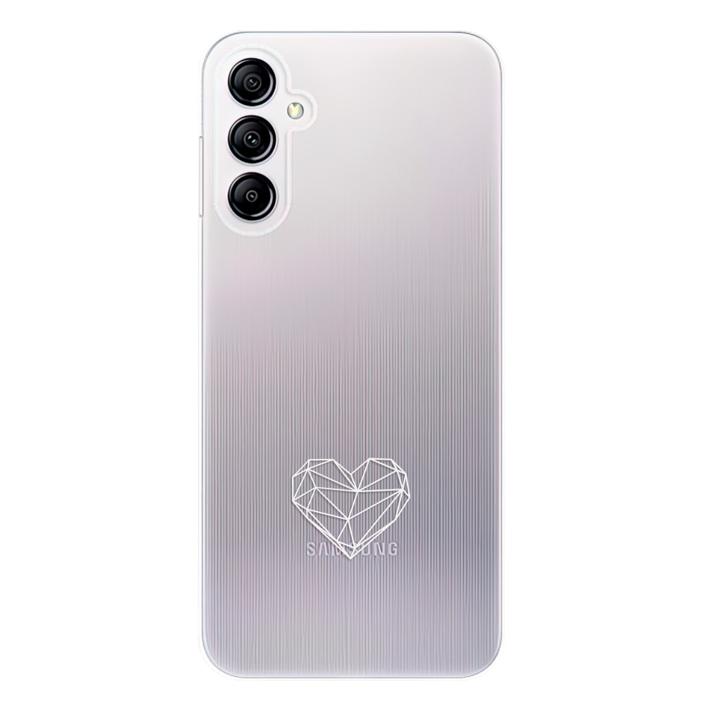 Odolné silikónové puzdro iSaprio - čiré - Digital Love - Samsung Galaxy A14 / A14 5G